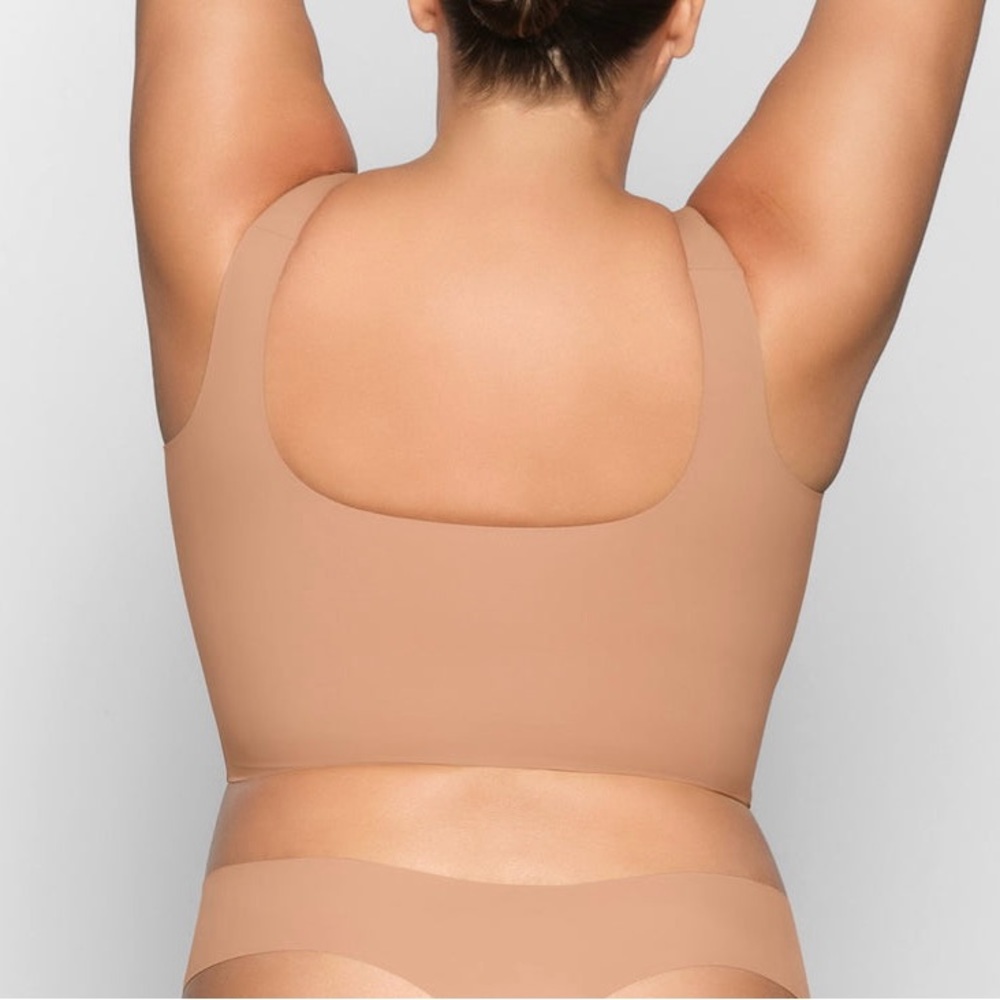 SKIMS NAKED SCOOP LONGLINE BRALETTE OCHRE SIZE 2X - Picture 3 of 4